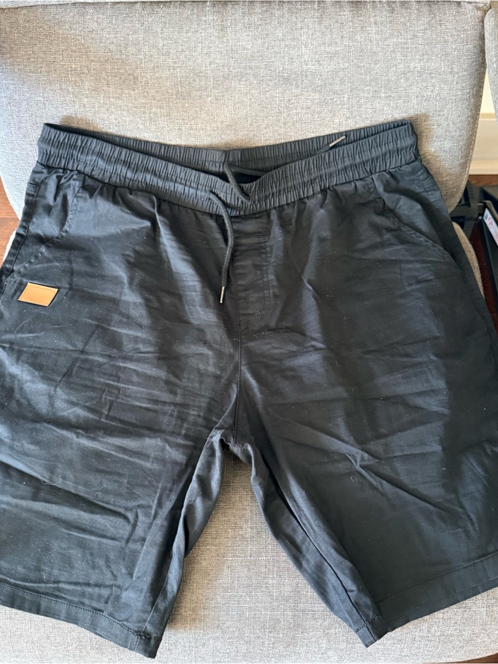 H&M Black Flat Front Men’s Shorts